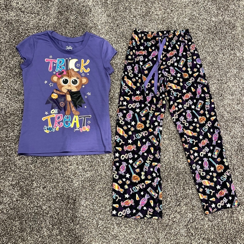 Justice Halloween PJ Set